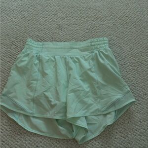 Lululemon Athletica Light Green Athletic Shorts
